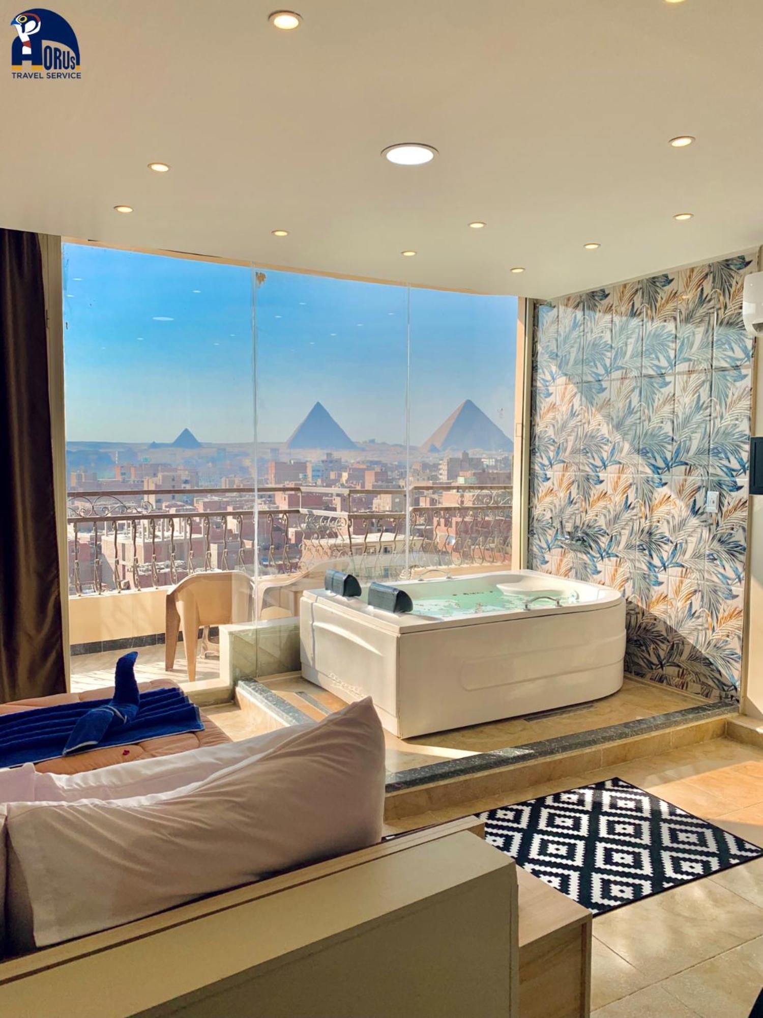 Horus Horizon Inn Pyramids View Kafret el-Gabal 外观 照片